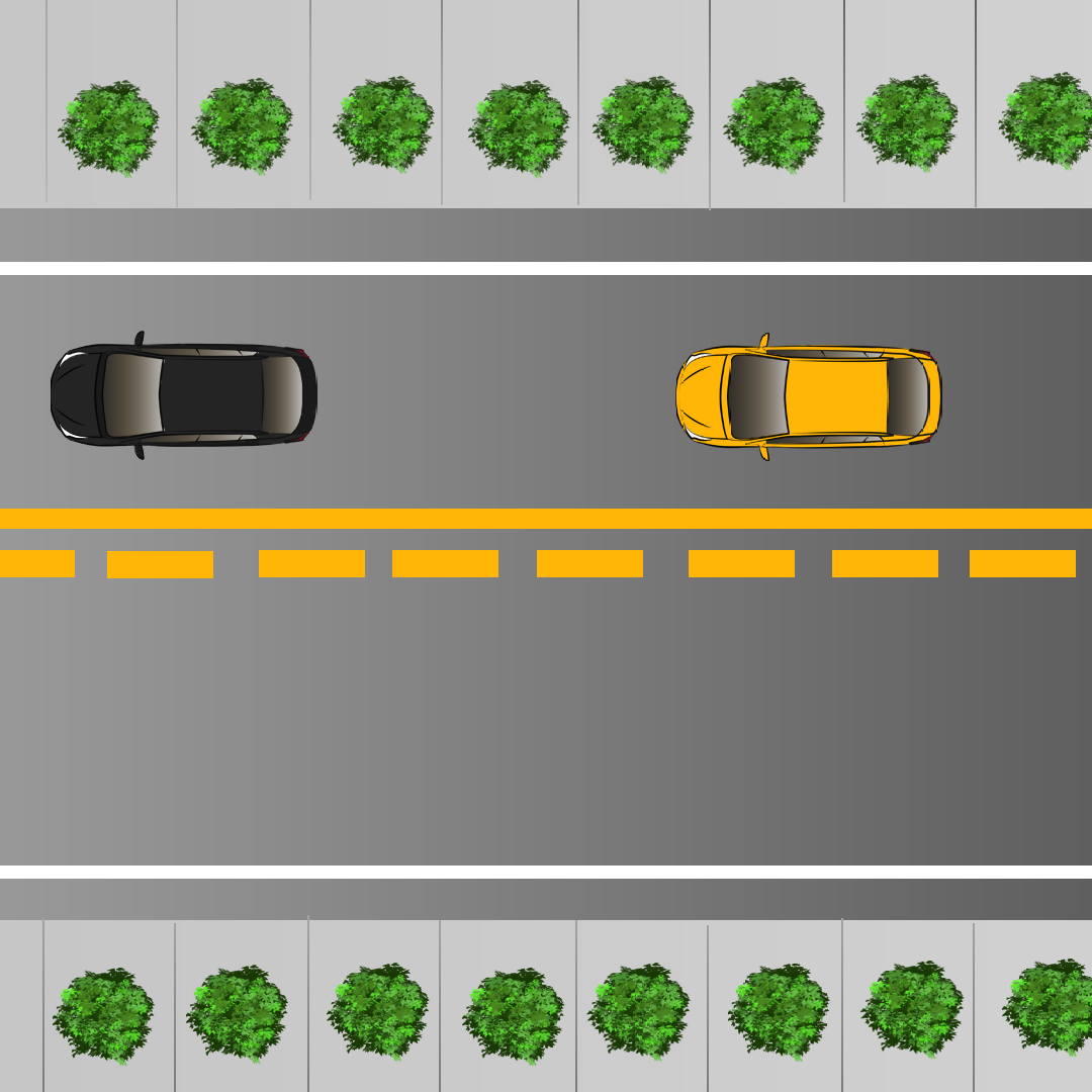 Driving Test Canada - Car Test 6 - What is indicated by a solid line on the left side of the lane you're driving in?