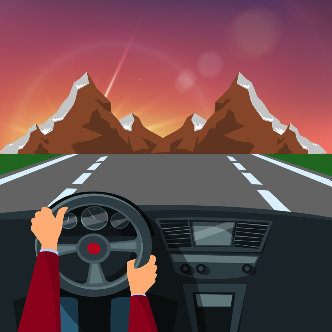 Test 2 - How far ahead should you look for hazards while driving on a highway?