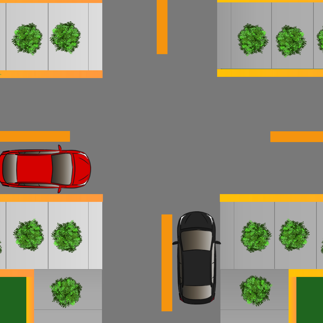 Test 2 - Who gets the right-of-way at an uncontrolled intersection?