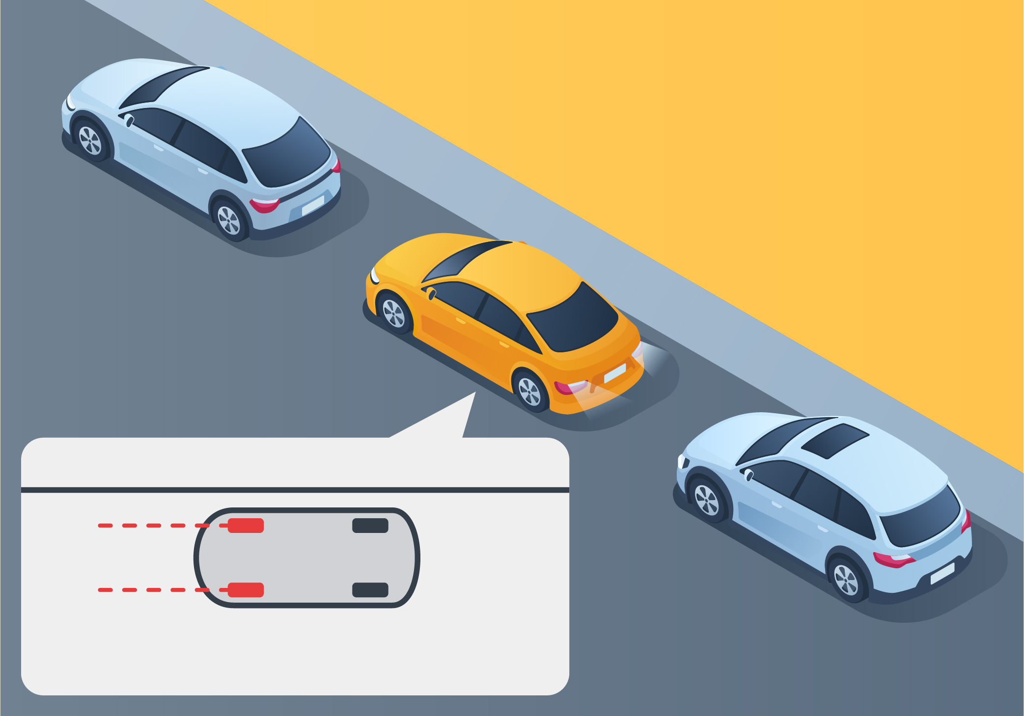 The Basics Of Driving - What must be your vehicle’s position when you’re done parking it in a parallel parking space?