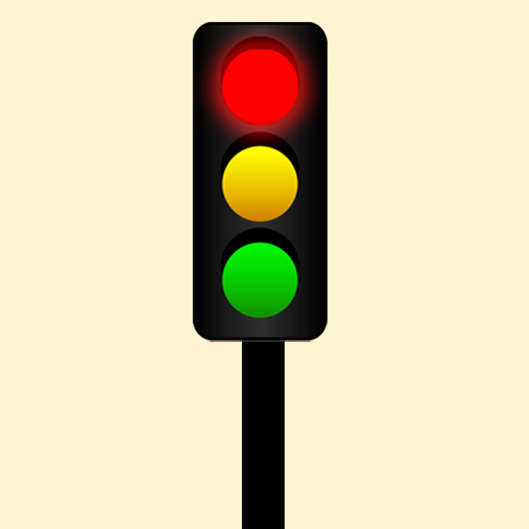 Traffic lights & pavement markings - What does this signal mean?