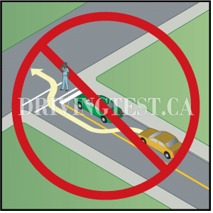 If you see a car stopped at a crosswalk letting a pedestrian cross, what should you do? - If you see a car stopped at a crosswalk letting a pedestrian cross, what should you do?