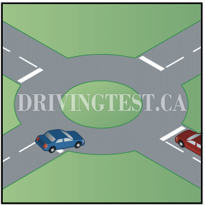 british-columbia car - Who should yield in a traffic circle?