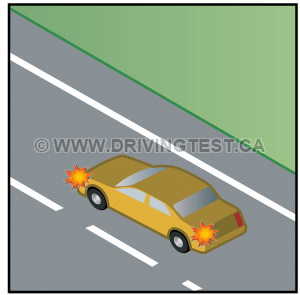 Test 1 - For what distance prior to making a turn or changing lanes should you have your turn signal on?