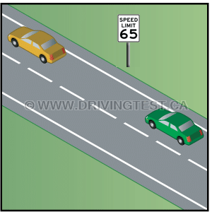 Test 2 - What is the minimum amount of time that should pass prior to you driving past a spot that the vehicle in front of you just passed?