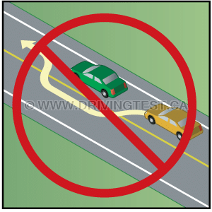 Test 2 - How much visibility do you have to have to lawfully pass/cross the center of a highway?