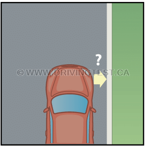 Test 1 - What is the maximum distance away from the curb you can park?