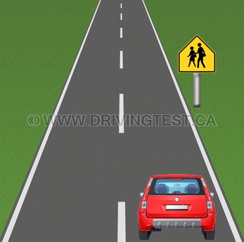 Test 2 - Between ________, the speed limit for school zones is in effect, apart from when there are school vacations.