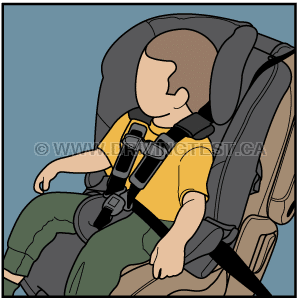 If a child's height is ______, they must be in a restraint system or booster seat. - If a child's height is ______, they must be in a restraint system or booster seat.