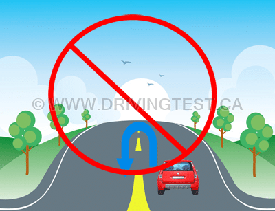 When are you able to make a U-turn at the top of a hill? - When are you able to make a U-turn at the top of a hill?