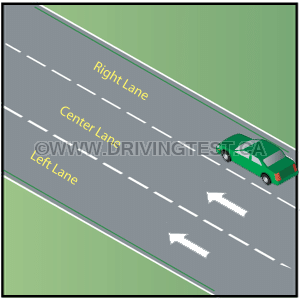 Test 2 - What should you do if you have to drive under the speed limit?