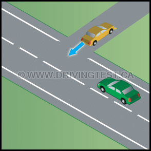 Test 1 - When should you check for pedestrians and other traffic while reversing from a driveway?