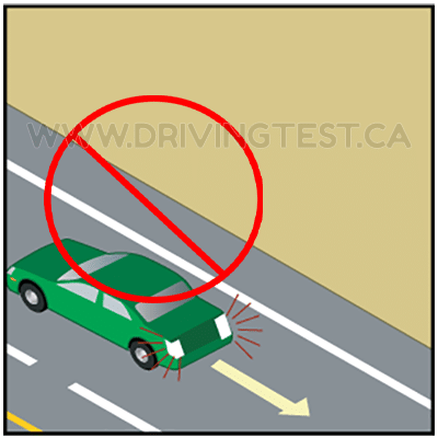 quebec car - Where is driving in reverse prohibited?