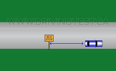 What is the minimum distance away from a bus stop you can park? - What is the minimum distance away from a bus stop you can park?