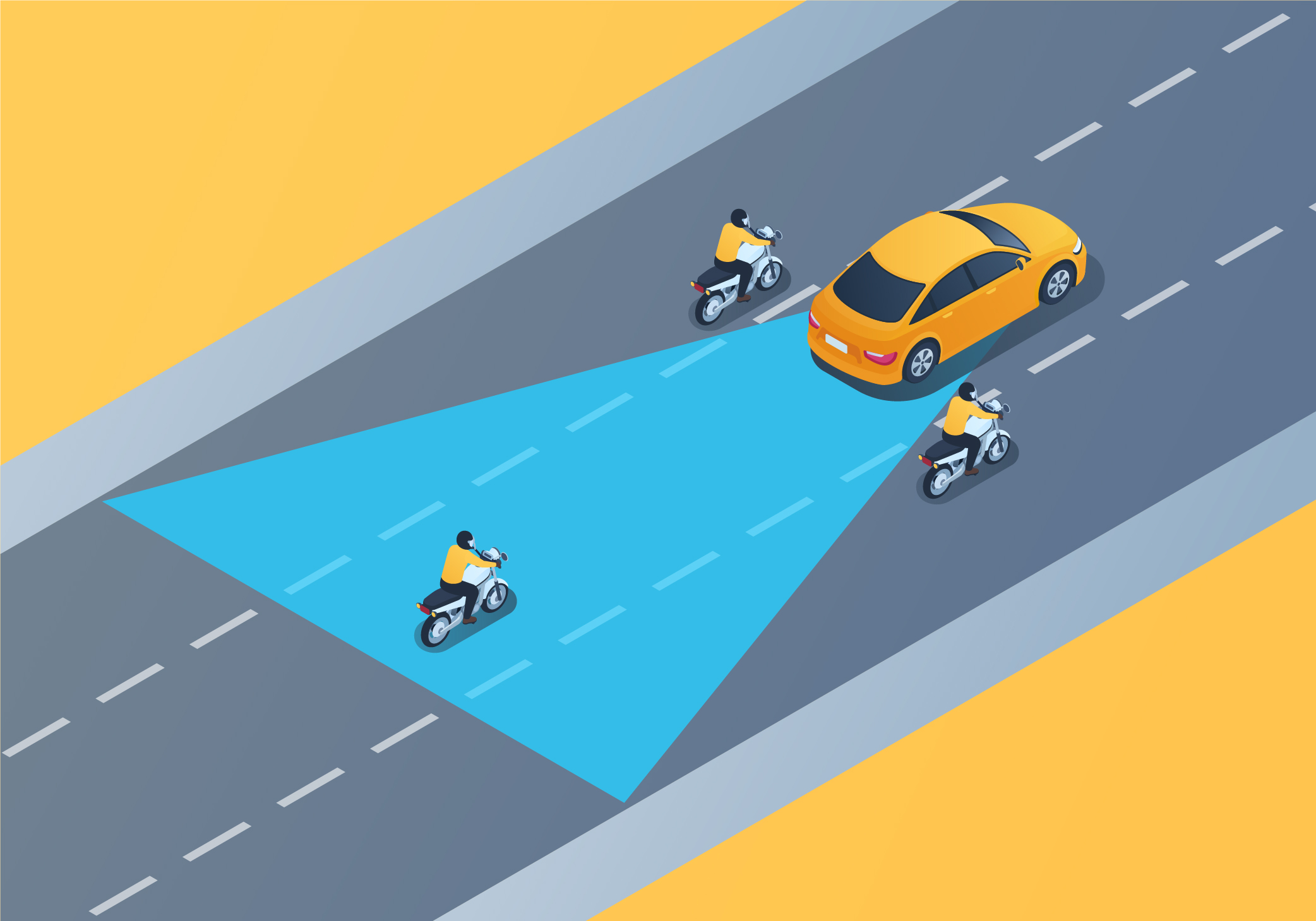 Riding in Traffic - How should you follow another vehicle?